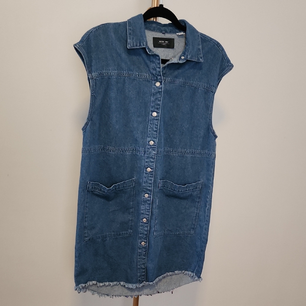 Noisy May Blue Denim Dress